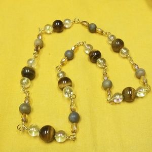 SALE! Tiger Eye Gemstone  Necklace!